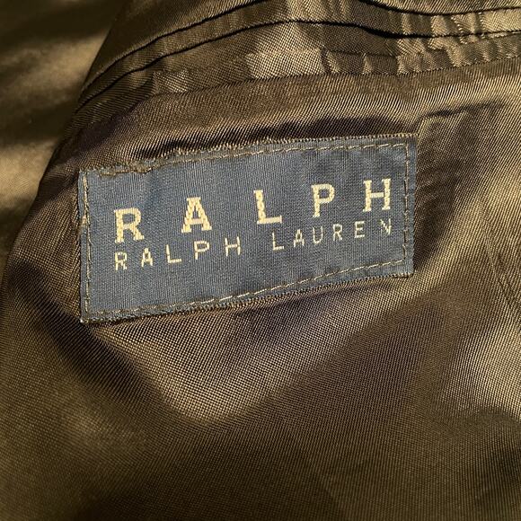 RALPH LAUREN CHARCHOAL CASHMERE BLAZER SIZE 38 - Picture 7 of 10